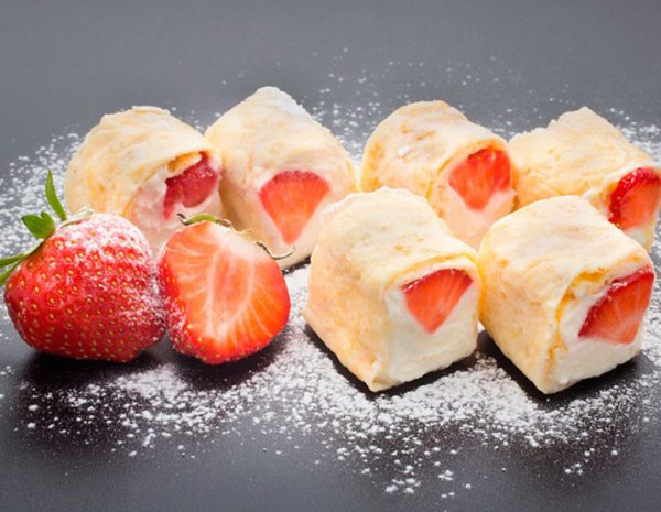 Strawberry sushi