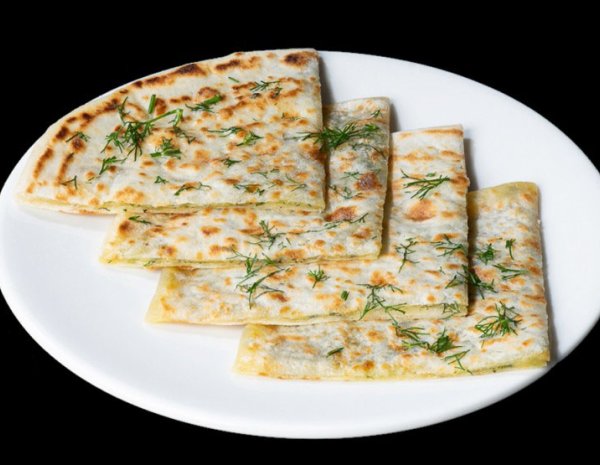 Bread with garlic and cheese